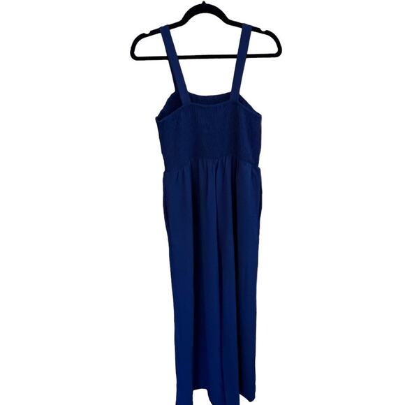 Boho Jumpsuit Navy Blue Large - Picture 3 of 6